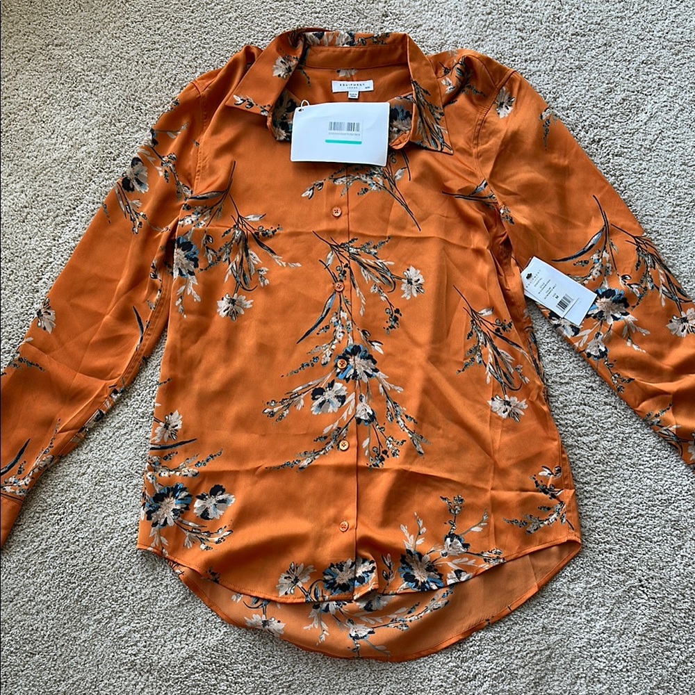 Floral Orange Women's Top